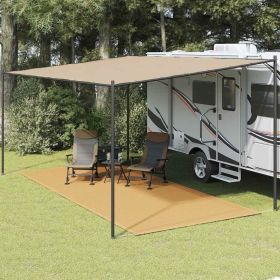Tent Carpet Sand 98.4x196.9" HDPE