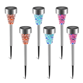 6 Sets Of Solar Outdoor Courtyard Landscape Lights (Option: Style1)